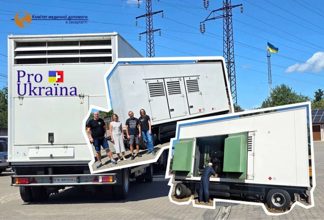 Ще один потужний генератор передано на підтримку комунальної інфраструктури в Україні