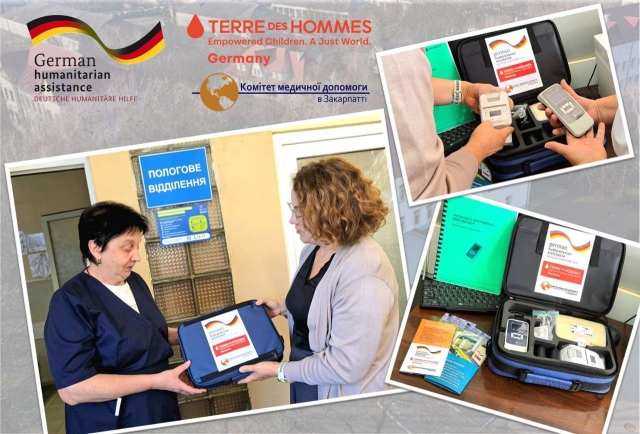 Передали апарат для діагностики слуху немовлят медзакладу на Закарпатті