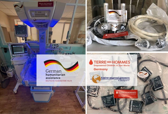 Спеціальне обладнання для новонароджених передали міській лікарні у Запоріжжі