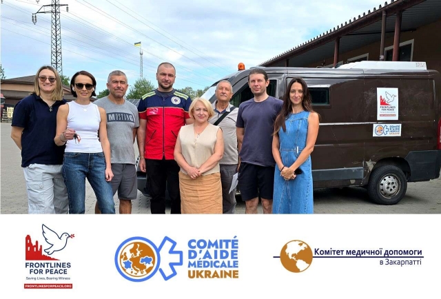 Броньоване авто на підтримку «екстренки» на Херсонщині