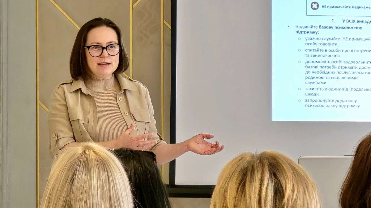 Провели чотириденний тренінг з mhGAP для медичних працівників на Закарпатті