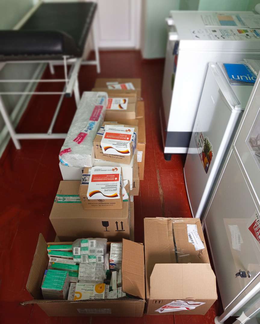Ще один пункт здоров’я на Миколаївщині отримав благодійний гуманітарний вантаж